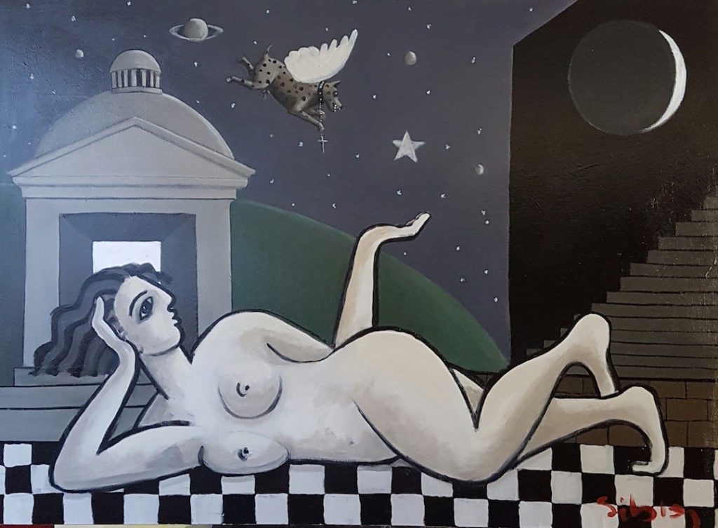 Sibley art Pursuing Venus (Venus Rising)